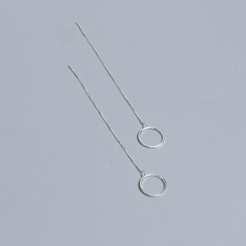 Japanese triangle round love heart long ear line temperament sweet simple tassel hollow heart earrings female Japanese triangle round love heart long ear line temperament sweet simple tassel hollow heart earrings female
