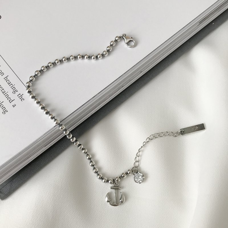 ministudio fashion trend S925 sterling silver Lilian's bracelet/anchor bracelet ministudio fashion trend S925 sterling silver Lilian's bracelet/anchor bracelet